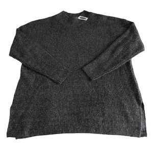 NWT Old Navy XXL Grey Marl Cozy Tunic Pullover Sweater